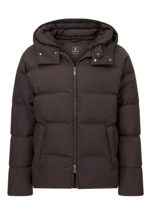 Boggi Milano hooded padded jacket - Brown