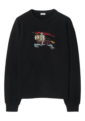 Burberry equestrian-knight crew-neck sweatshirt - Black