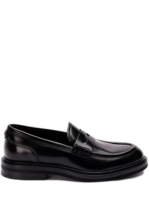 Dolce & Gabbana D&G leather loafers - Black