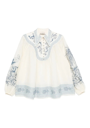 ALEMAIS Villa Romantica blouse - White
