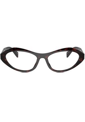 Prada Eyewear PR A21V glasses - Brown