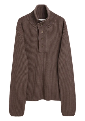 OUR LEGACY Navigator polo shirt - Brown