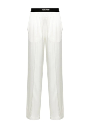 TOM FORD Satin Pajama Pants - White
