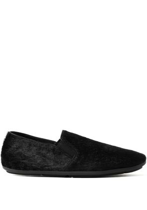 The Row leather loafers - Black