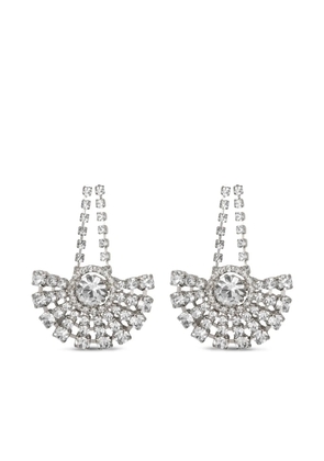 Jennifer Behr crystal velma earrings - Silver