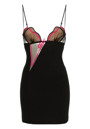 Nensi Dojaka Heartbeat mini dress - Black