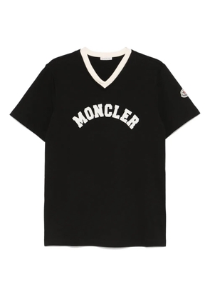 Moncler logo-print T-shirt - Black