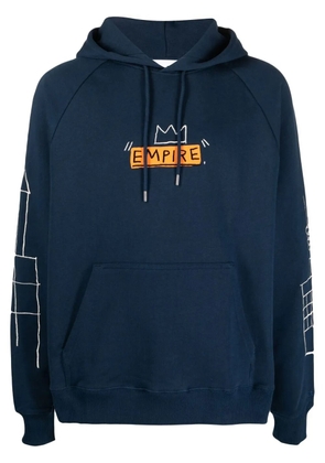 Études Studio Racing Empire organic cotton hoodie - Blue