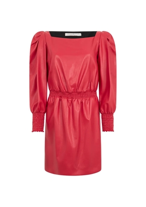 Philosophy Di Lorenzo Serafini puffed-sleeve shirred midi dress