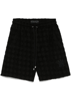 AMIRI logo-embroidered shorts - Black