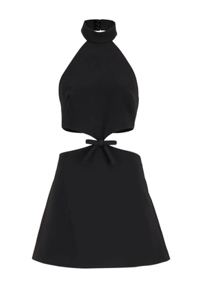 Casablanca halter-neck mini dress - Black