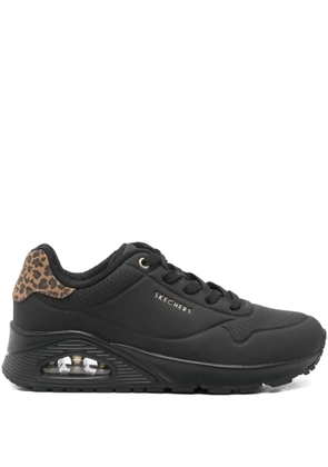 Skechers leopard-print sneakers - Black