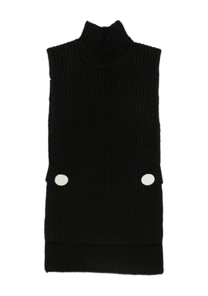 Brandon Maxwell Grayson knitted top - Black