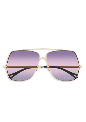Chloé Eyewear Aly sunglasses - Gold