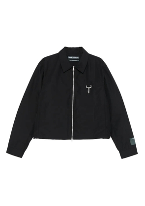 Reese Cooper zip-up shirt jacket - Black