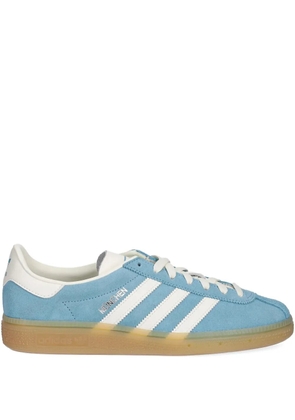 adidas Muenchen three-stripe suede sneakers - Blue