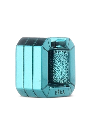 EÉRA 18K white gold square mini hoop - Silver