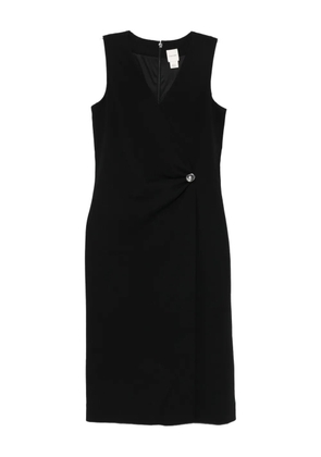 Calvin Klein sleeveless V-neck midi dress - Black