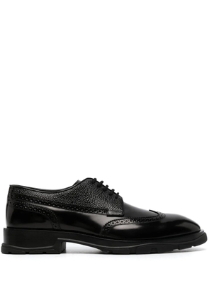 Alexander McQueen lace-up leather derby shoes - Black