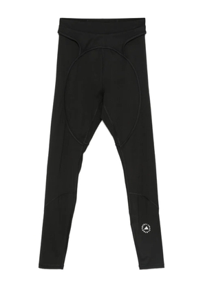 adidas by Stella McCartney panelled logo leggings - Black