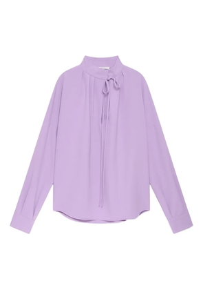 MALIPARMI tie-neck pleated blouse - Pink