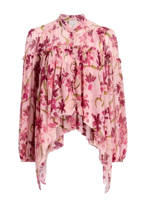 Cinq A Sept Danny ruffled blouse - Pink