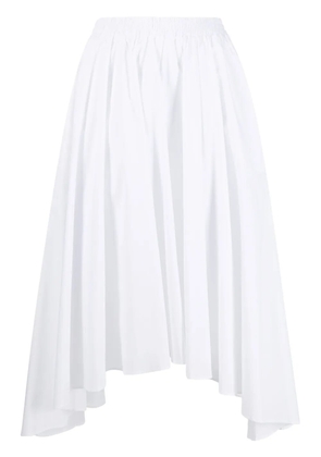 Michael Michael Kors high-waisted asymmetric-hem skirt - White