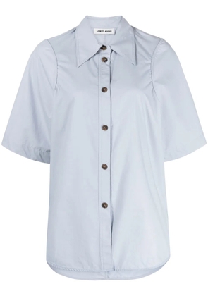 Low Classic pointed-collar cotton shirt - Blue