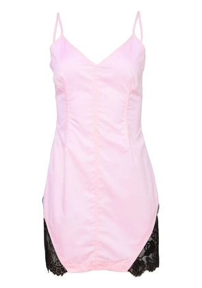 Fleur Du Mal poplin mini dress - Pink