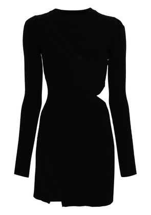 The Attico cut-out mini dress - Black