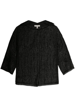 SHIATZY CHEN jacquard silk jacket - Black
