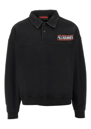 Pleasures graphic polo shirt - Black