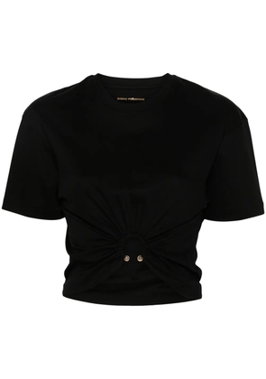 Rabanne ring-embellished T-shirt - Black