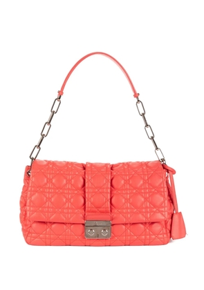 Christian Dior Pre-Owned quilted chain handle shoulder bag - Orange