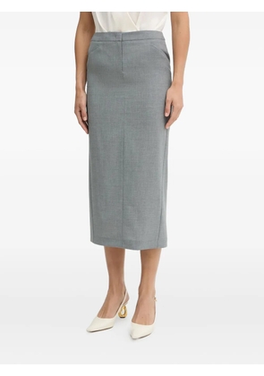 BOSS pencil midi skirt - Grey