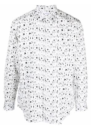 Comme Des Garçons Shirt Kaws-print shirt - White