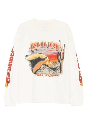 RHUDE Mesa Stallion T-shirt - White