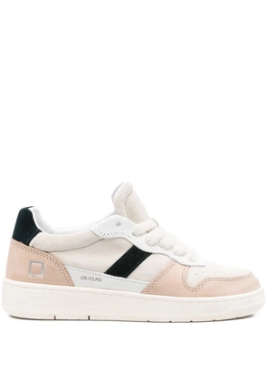 D.A.T.E. suede-panelled sneakers - Pink