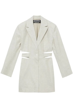 Jacquemus La Robe Bari blazer minidress - Neutrals