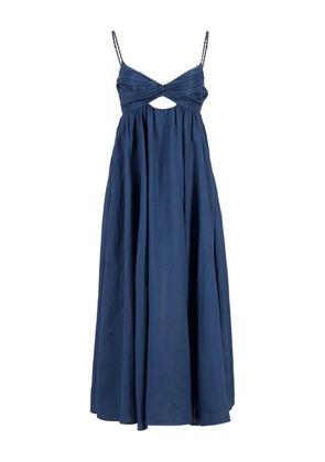 ZIMMERMANN organic linen maxi dress - Blue