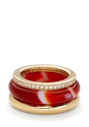 By Pariah Classic Stack ring - Red