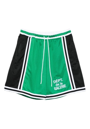 GALLERY DEPT. French-logo mesh shorts - Green