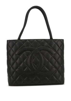 CHANEL Pre-Owned 2002 Medallion tote bag - Black