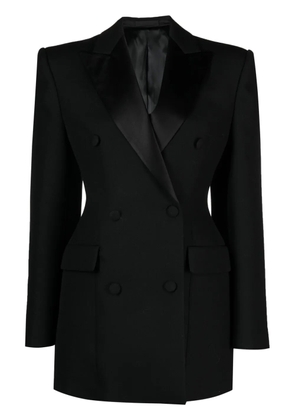 WARDROBE.NYC fitted-waistline double-breasted blazer dress - Black