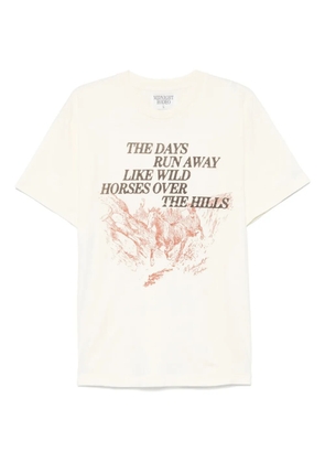 MIDNIGHT RODEO graphic-print t-shirt - Neutrals