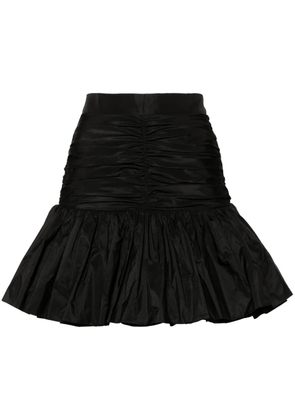 Patou ruffled faille mini skirt - Black