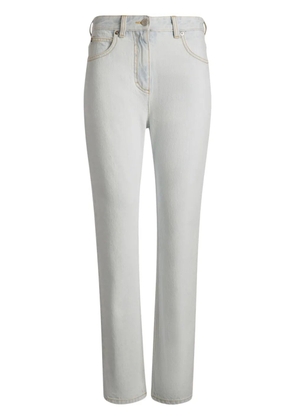 Bally logo patch jeans - Blue