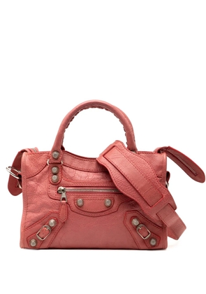 Balenciaga Pre-Owned 2013 Mini Lambskin Motocross Giant 21 City satchel - Red