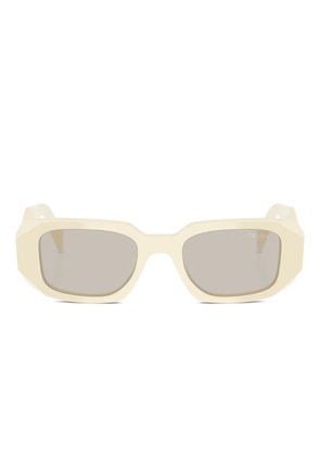 Prada Eyewear rectangle-frame sunglasses - White