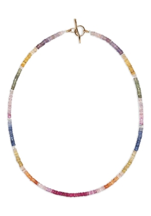 Lizzie Fortunato 14kt yellow gold beaded Sapphire necklace